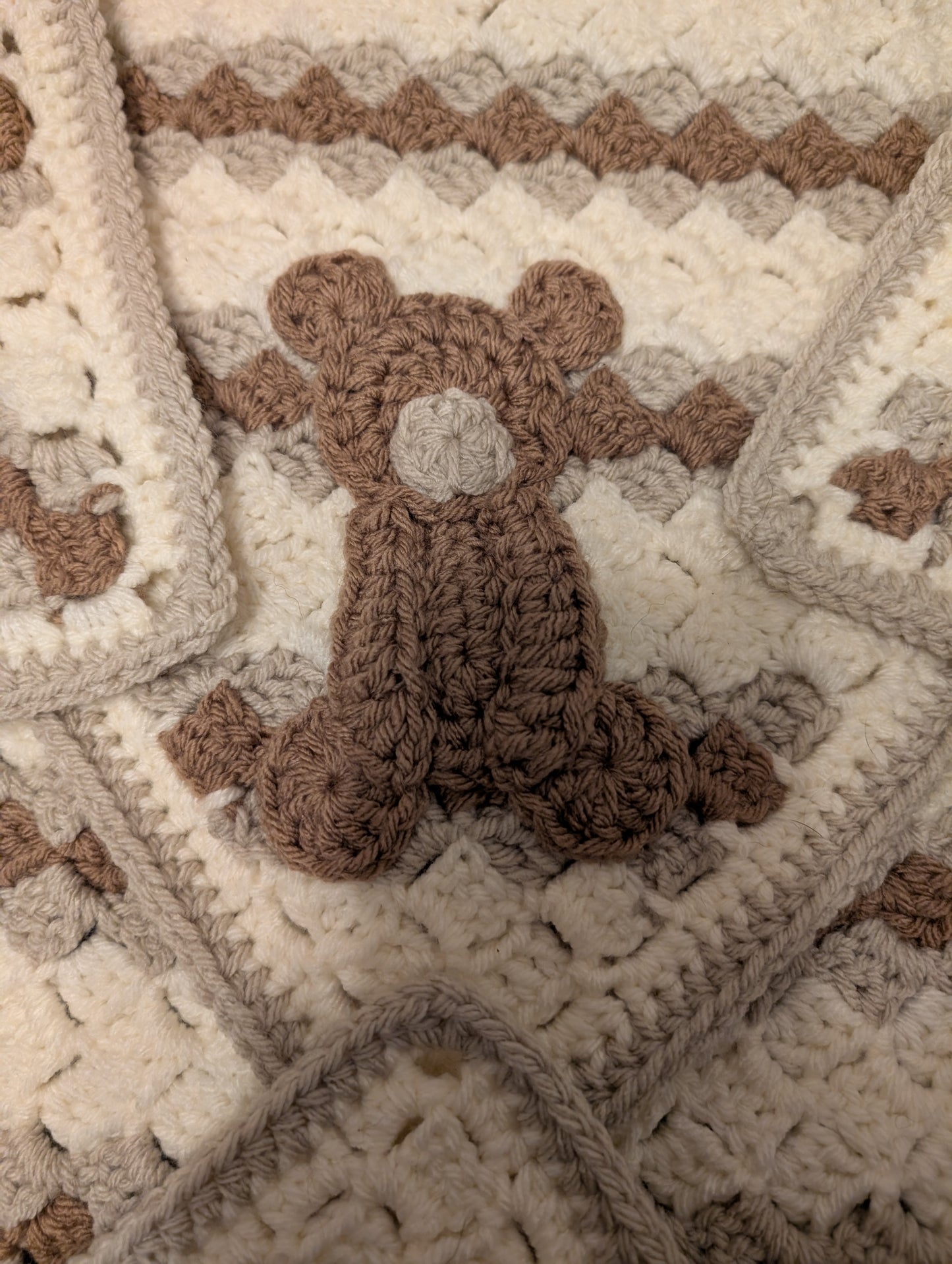 Teddy bear blanket