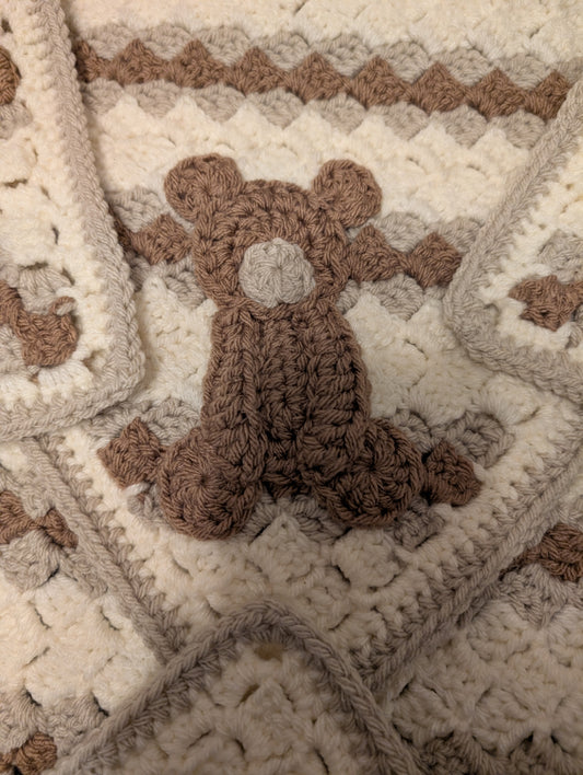 Teddy bear blanket