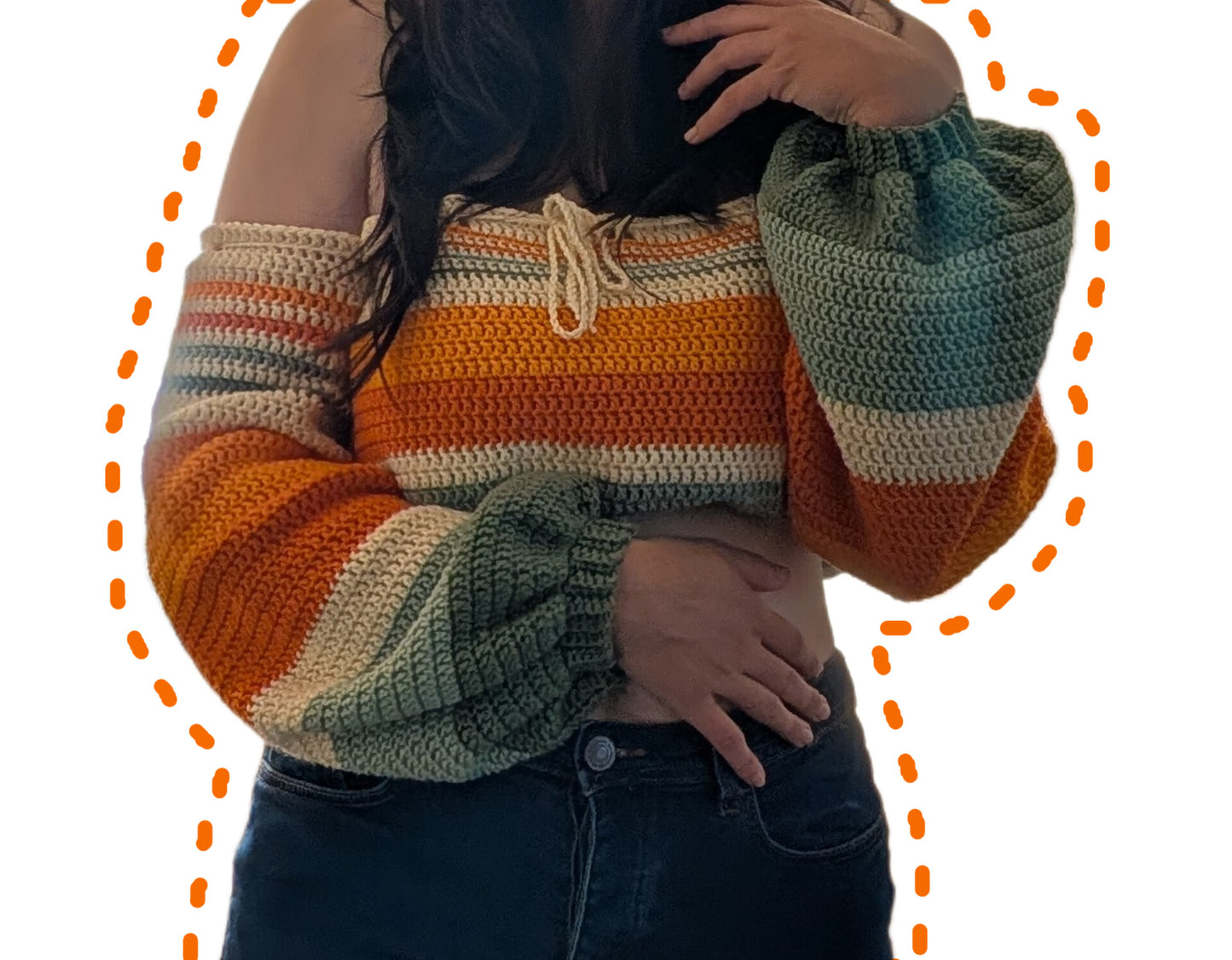 Mammas Crop Top. Medium