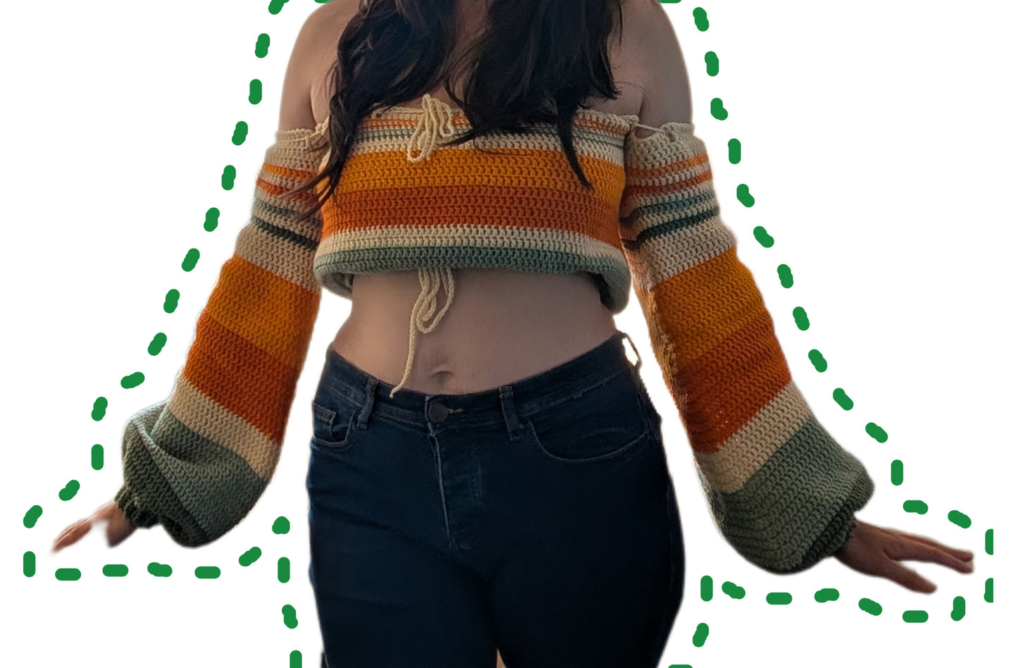 Mammas Crop Top. Medium