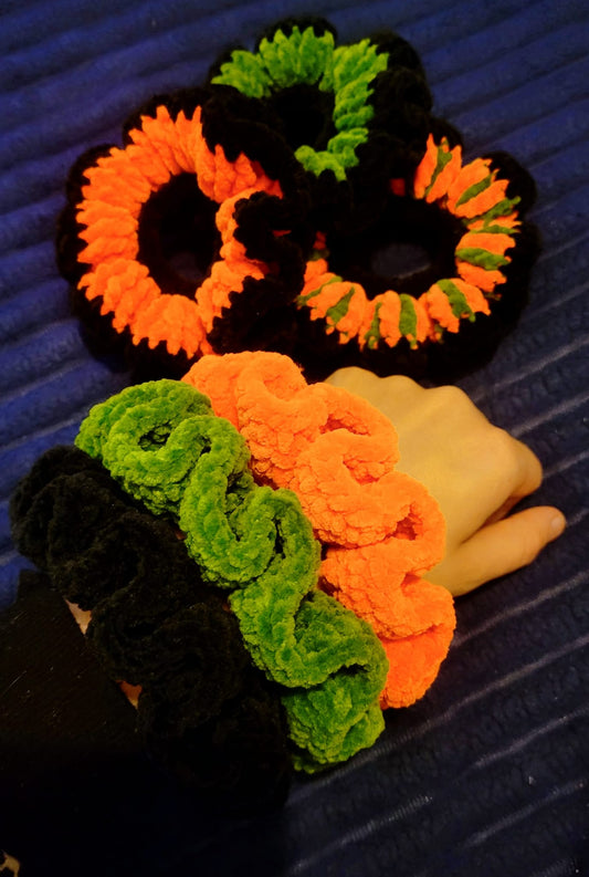 Halloween scrunchie set