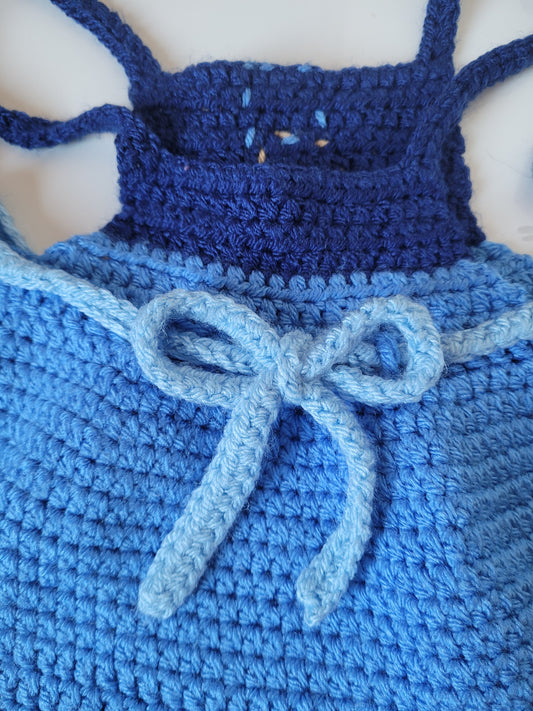 Blue dress. Bluey inspired